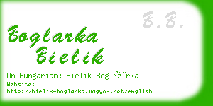 boglarka bielik business card